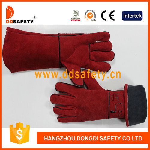 Red welder glove Red welder glove